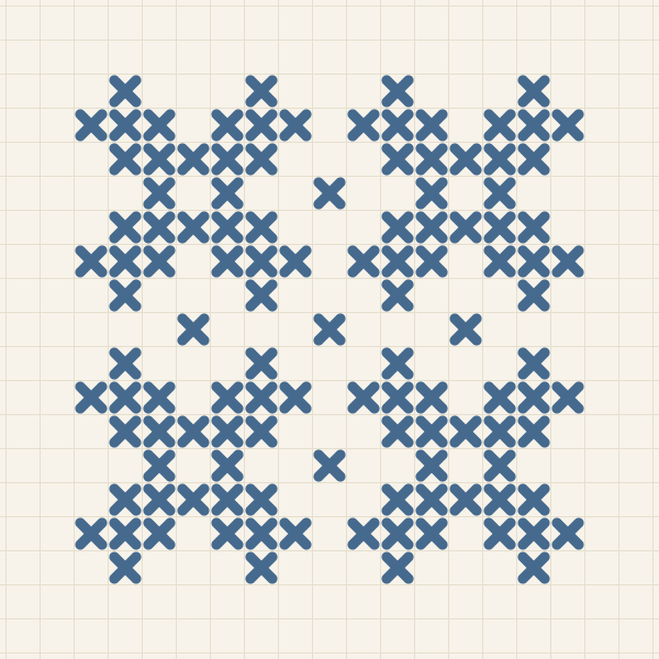 Sibmacher Crosslets, cross stitch preview
